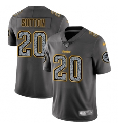 Youth Nike Pittsburgh Steelers #20 Cameron Sutton Gray Static Vapor Untouchable Limited NFL JerseyYouth Nike Pittsburgh Steelers #20 Cameron Sutton Gray St