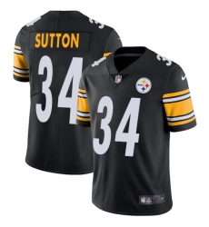 Youth Nike Pittsburgh Steelers #34 Cameron Sutton Black Team Color Vapor Untouchable Limited Player NFL Jersey