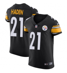 Men's Nike Pittsburgh Steelers #21 Joe Haden Black Team Color Vapor Untouchable Elite Player NFL Jersey