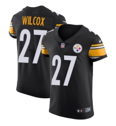 Men's Nike Pittsburgh Steelers #27 J.J. Wilcox Black Team Color Vapor Untouchable Elite Player NFL Jersey