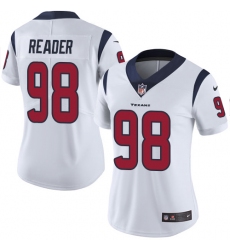 Women's Nike Houston Texans #98 D.J. Reader White Vapor Untouchable Limited Player NFL Jersey