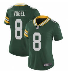 Women's Nike Green Bay Packers #8 Justin Vogel Green Team Color Vapor Untouchable Limited Player NFL Jersey