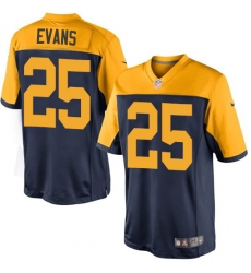 Youth Nike Green Bay Packers #25 Marwin Evans Limited Navy Blue Alternate NFL Jersey