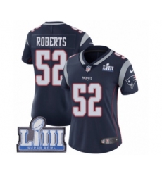 Women's Nike New England Patriots #52 Elandon Roberts Navy Blue Team Color Vapor Untouchable Limited Player Super Bowl LIII Bound NFL Jersey