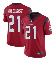 Youth Nike Houston Texans #21 Marcus Gilchrist Red Alternate Vapor Untouchable Elite Player NFL Jersey