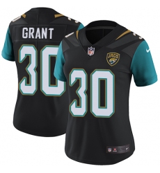 Women's Nike Jacksonville Jaguars #30 Corey Grant Black Alternate Vapor Untouchable Elite Player NFL Jersey