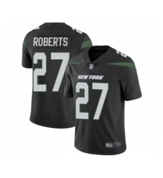 Men's New York Jets #27 Darryl Roberts Black Alternate Vapor Untouchable Limited Player Football Jersey
