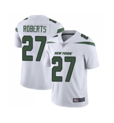 Men's New York Jets #27 Darryl Roberts White Vapor Untouchable Limited Player Football Jersey