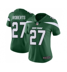 Women's New York Jets #27 Darryl Roberts Green Team Color Vapor Untouchable Limited Player Football Jersey
