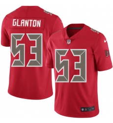 Youth Nike Tampa Bay Buccaneers #53 Adarius Glanton Limited Red Rush Vapor Untouchable NFL Jersey