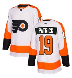 Women's Adidas Philadelphia Flyers #19 Nolan Patrick Authentic White Away NHL Jersey