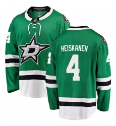 Youth Dallas Stars #4 Miro Heiskanen Authentic Green Home Fanatics Branded Breakaway NHL Jersey