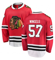 Youth Chicago Blackhawks #57 Tommy Wingels Fanatics Branded Red Home Breakaway NHL Jersey