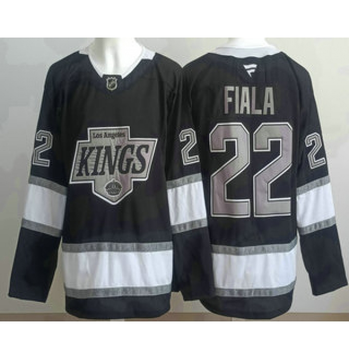 Men's Los Angeles Kings #22 Kevin Fiala Black Alternate Authentic Jersey