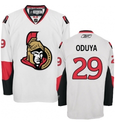 Men's Reebok Ottawa Senators #29 Johnny Oduya Authentic White Away NHL Jersey