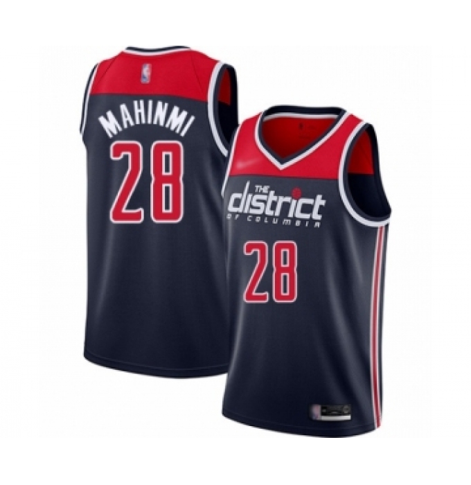 Women's Washington Wizards #28 Ian Mahinmi Swingman Navy Blue Finished Basketball Jersey - Statement Edition
