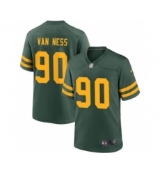 Men's Green Bay Packers #90 Lukas Van Ness Green Stitched Game Jersey