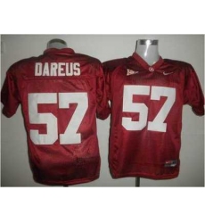 Crimson Tide #57 Marcell Dareus Red Embroidered NCAA Jersey