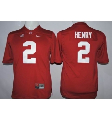 Youth Crimson Tide #2 Derrick Henry Red Stitched NCAA Jersey