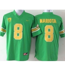 Youth NCAA Ducks #8 Marcus Mariota Green 1994 Throwback Stitched Jersey