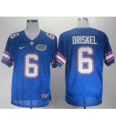 NEW Florida Gators Jeff Driskel 6 Royal Blue College Football Jerseys