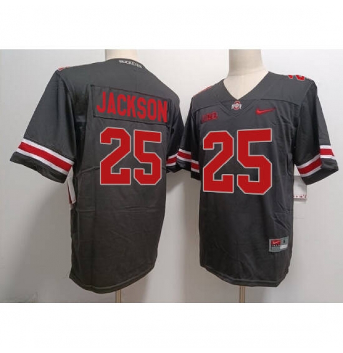 Men's Ohio State Buckeyes #25 Bo Jackson Black Stitched Football Jersey