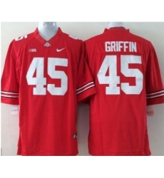 Ohio State Buckeyes #45 Archie Griffin Red NCAA Jersey