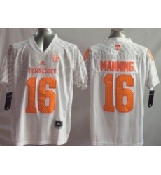 Youth Tennessee Vols #16 Peyton Manning White Stitched NCAA Jersey