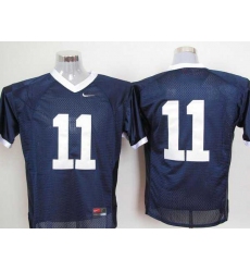 Nittany Lions #11 Navy Blue Embroidered NCAA Jerseys