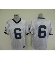 Nittany Lions #6 Navy white Embroidered NCAA Jersey