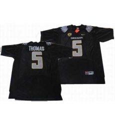 NCAA Oregon Ducks 5 thomas black Jersey