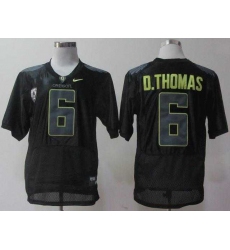 NEW Oregon Ducks De'Anthony Thomas 6 Black Pro Combat Pac-12 2012 NCAA Jerseys