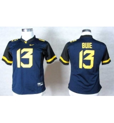 Women NEW West Virginia Mountaineers Andrew Buie 13 College Football Elite Jerseys - Blue