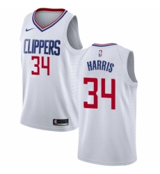 Women's Nike Los Angeles Clippers #34 Tobias Harris Authentic White NBA Jersey - Association Edition