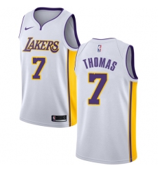 Women's Nike Los Angeles Lakers #7 Isaiah Thomas Swingman White NBA Jersey - Association Edition