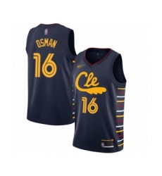 Men's Cleveland Cavaliers #16 Cedi Osman Swingman Navy Basketball Jersey - 2019 20 City Edition