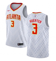 Youth Nike Atlanta Hawks #3 Kevin Huerter Swingman White NBA Jersey - Association Edition
