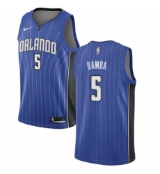 Youth Nike Orlando Magic #5 Mohamed Bamba Swingman Royal Blue NBA Jersey - Icon Edition