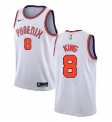 Women's Nike Phoenix Suns #8 George King Swingman White NBA Jersey - Association Edition