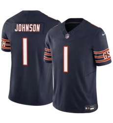 Men's Chicago Bears #1 Jaylon Johnson Navy 2024 F.U.S.E. Vapor Football Stitched Jersey