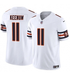 Men's Chicago Bears #11 Case Keenum White 2025 F.U.S.E. Vapor Untouchable Limited Football Stitched Jersey