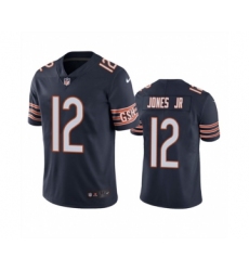 Men's Chicago Bears #12 Velus Jones Jr. Navy Vapor untouchable Limited Stitched Jersey