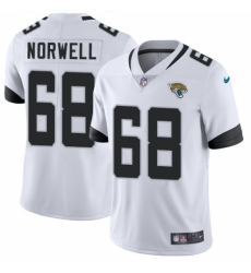 Youth Nike Jacksonville Jaguars #68 Andrew Norwell White Vapor Untouchable Limited Player NFL Jersey
