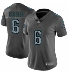 Women's Nike Jacksonville Jaguars #6 Cody Kessler Gray Static Vapor Untouchable Limited NFL Jersey