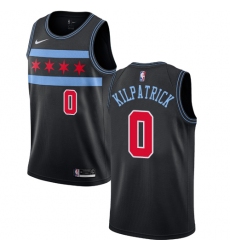 Women's Nike Chicago Bulls #0 Sean Kilpatrick Swingman Black NBA Jersey - City Edition