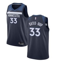 Women's Nike Minnesota Timberwolves #33 Keita Bates-Diop Swingman Navy Blue NBA Jersey - Icon Edition