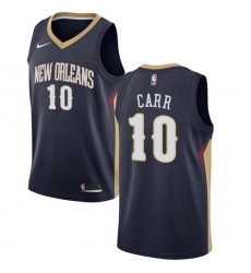 Youth Nike New Orleans Pelicans #10 Tony Carr Swingman Navy Blue NBA Jersey - Icon Edition