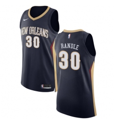Women's Nike New Orleans Pelicans #30 Julius Randle Authentic Navy Blue NBA Jersey - Icon Edition