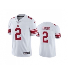 Men's New York Giants #2 Tyrod Taylor White Vapor Untouchable Limited Stitched Jersey