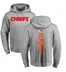 NFL Nike Kansas City Chiefs #21 Eric Murray Ash Backer Pullover Hoodie